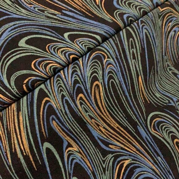 SOFT SURROUNDINGS MARBLED PEACOCK PRINT PANTS SIZE PXL‎ - Picture 7 of 8